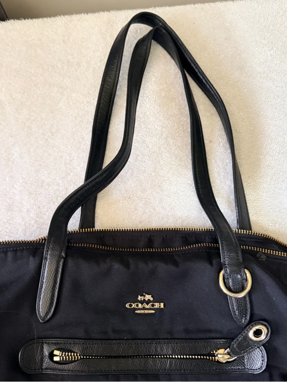 Coach Black Shoulder Bag